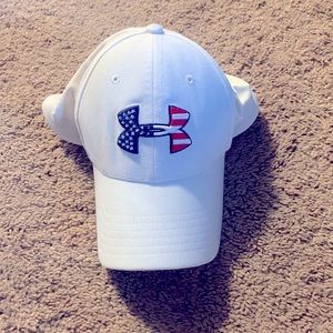 White Under Armour freedom hat